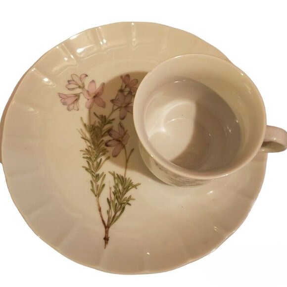 Toscany Other - Toscany Lima Snack Plate & Cup (Set of 4) Vintage
